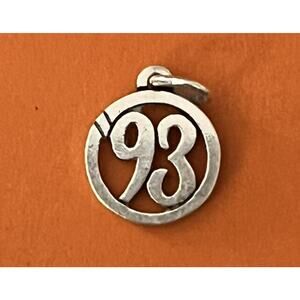 James Avery Retired Sterling Silver ‘93 Year In Circle Charm